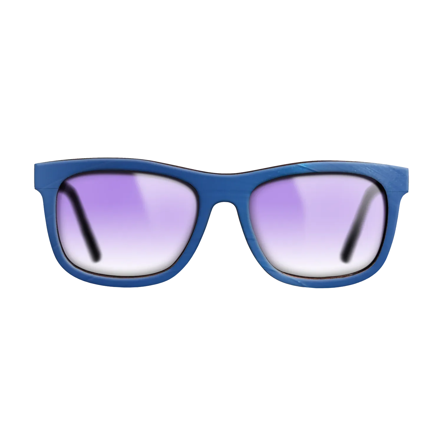 Blue Vinyl Front Walnut - The Hero - Square - 2212 - SIRIS wood optic