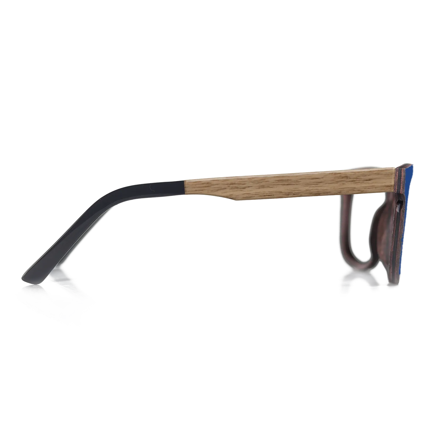 Blue Vinyl Front Walnut - The Rebel - Round - 2212 - SIRIS wood optic