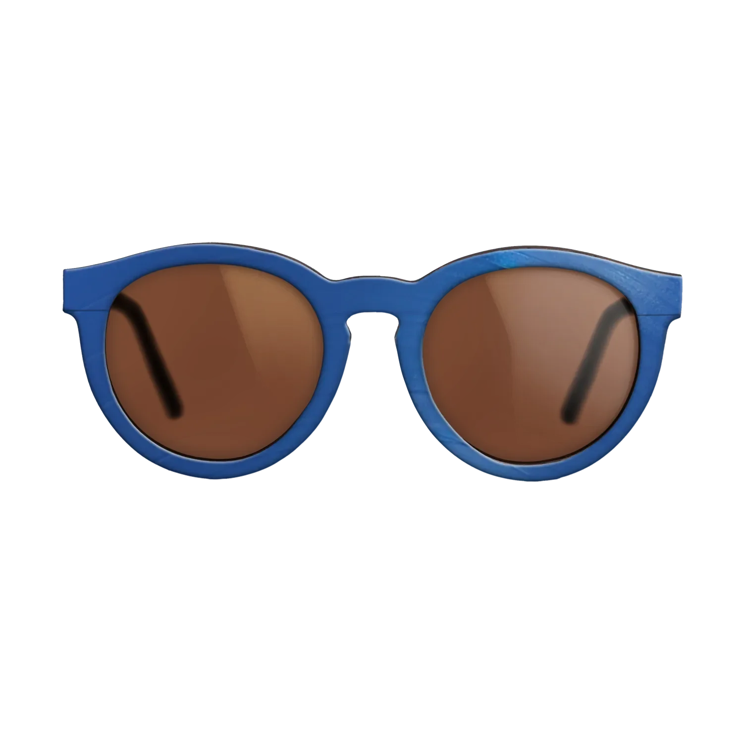 Blue Vinyl Front Walnut - The Rebel - Round - 2212 - SIRIS wood optic