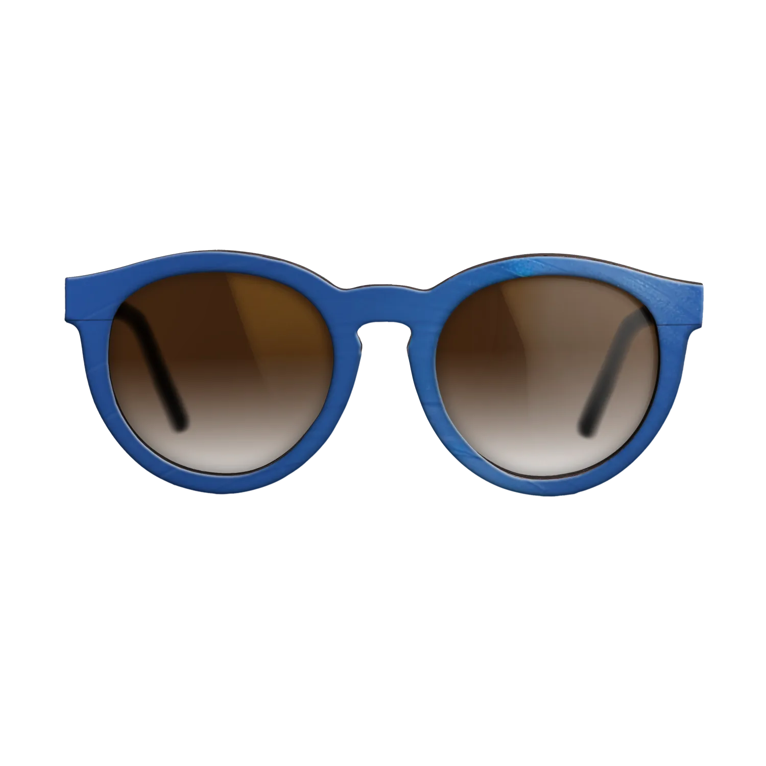 Blue Vinyl Front Walnut - The Rebel - Round - 2212 - SIRIS wood optic