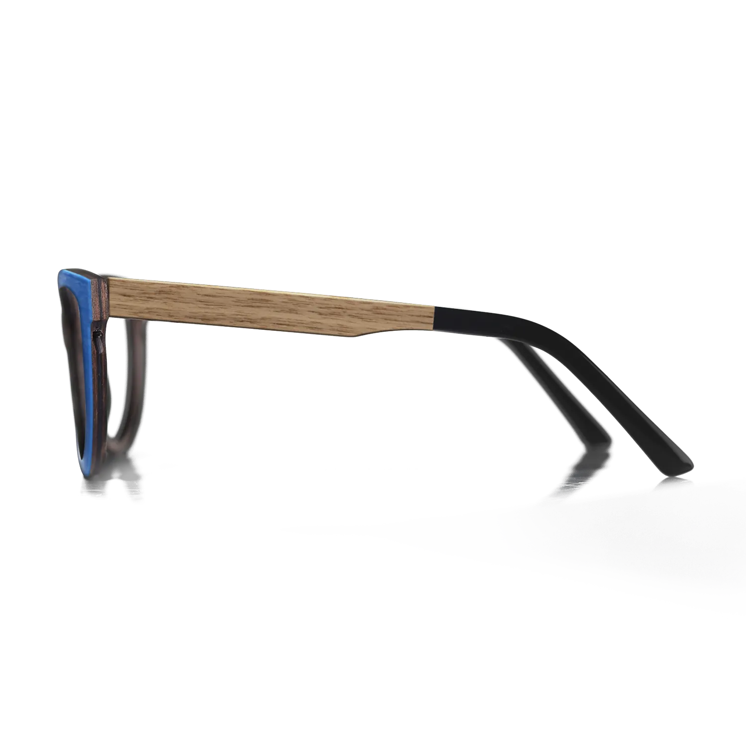 Blue Vinyl Front Walnut - The Sage - Rectangle - 2212 - SIRIS wood optic