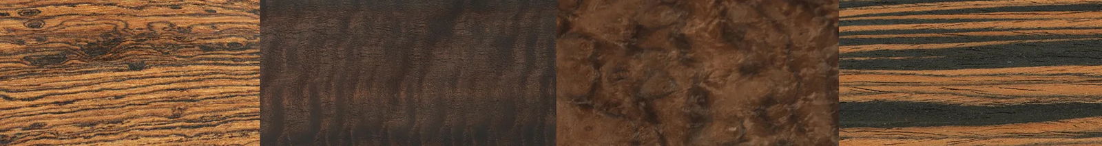 Bocote,Fumed Eucalyptus,Walnut Burl,Italian Ebony: Patch - The Maiden - Cat - 1087 - SIRIS wood optic