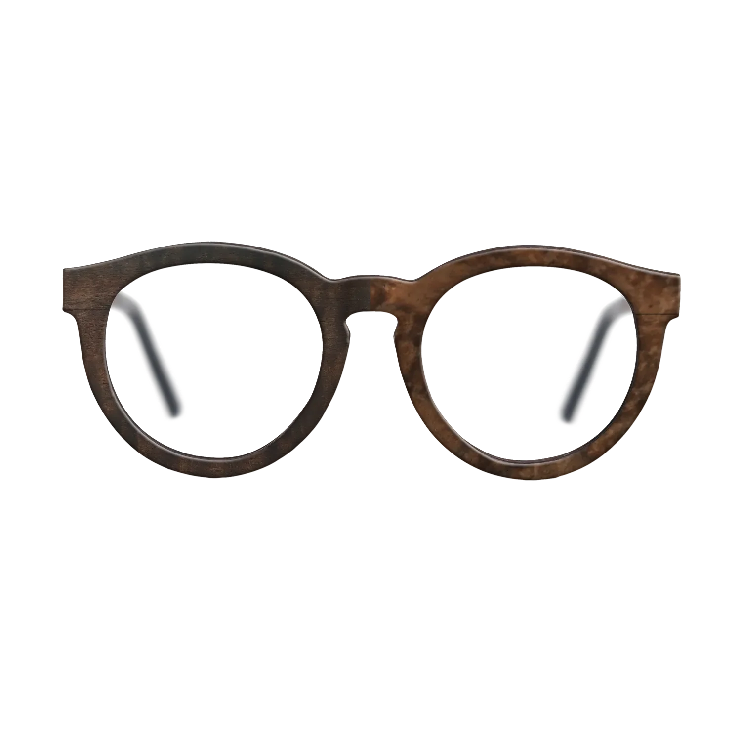 Bocote,Fumed Eucalyptus,Walnut Burl,Italian Ebony: Patch - The Rebel - Round - 1087 - SIRIS wood optic