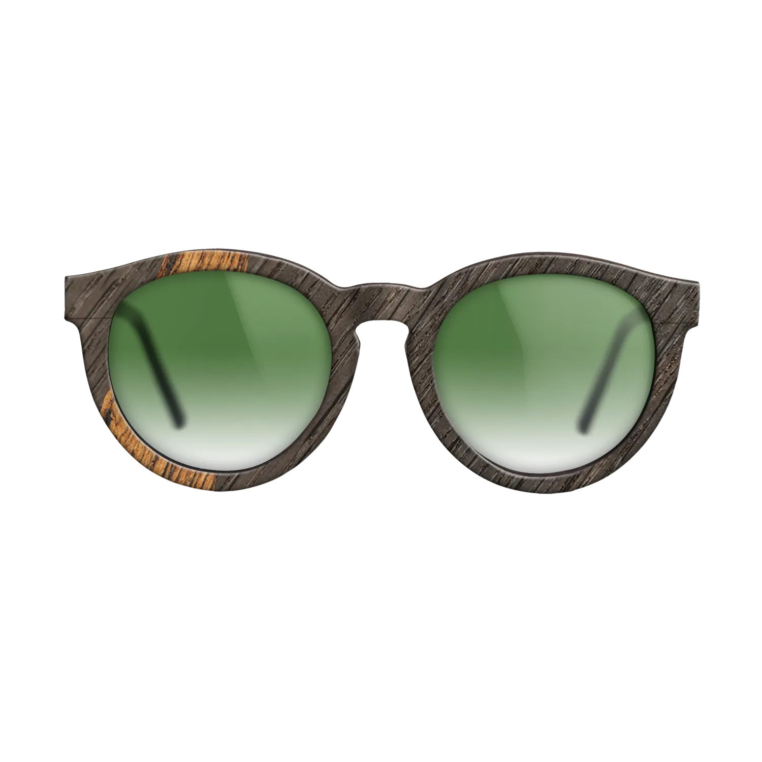 Bocote,Fumed Oak: Angle Cut - The Rebel - Round - SIRIS wood optic