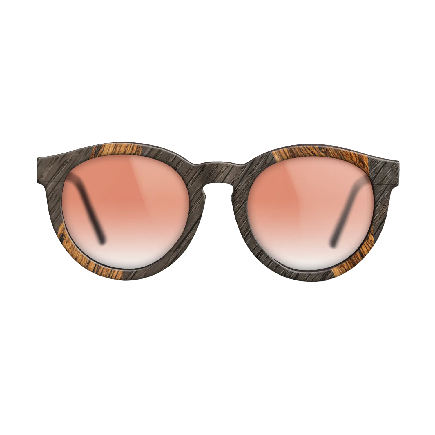 Bocote,Fumed Oak: Binary - The Rebel - Round - SIRIS wood optic