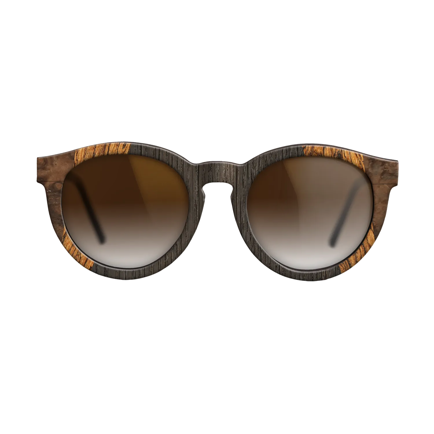 Bocote,Fumed Oak,Walnut Burl: Recursive - The Rebel - Round - 909 - SIRIS wood optic