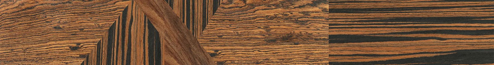 Bocote,Italian Ebony,Santos Rosewood Dark: Weave - The Hero - Square - 684 - SIRIS wood optic