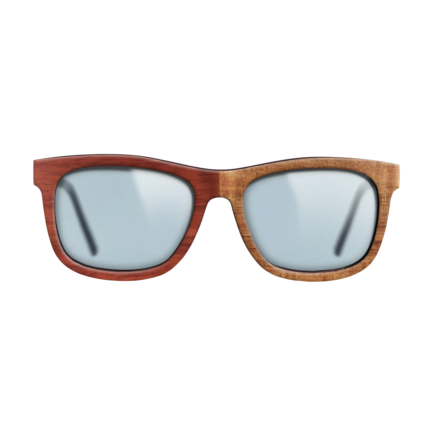 Bocote,Koa,Fumed Eucalyptus,Poplar Dyed: Red: Patch - The Hero - Square - 1494 - SIRIS wood optic