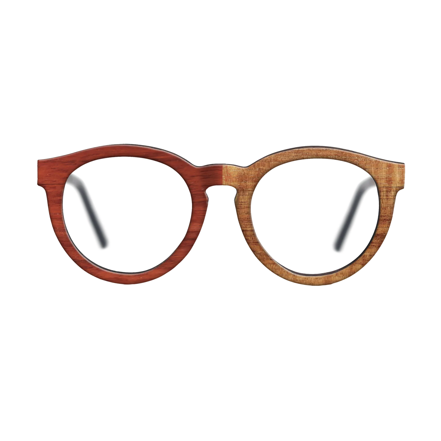 Bocote,Koa,Fumed Eucalyptus,Poplar Dyed: Red: Patch - The Rebel - Round - 1494 - SIRIS wood optic