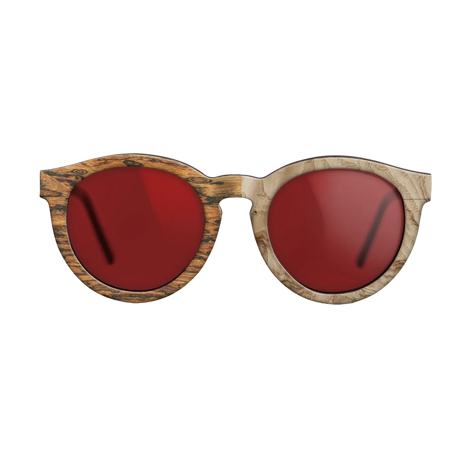 Bocote,Olive Burl: Binary - The Rebel - Round - 713 - SIRIS wood optic