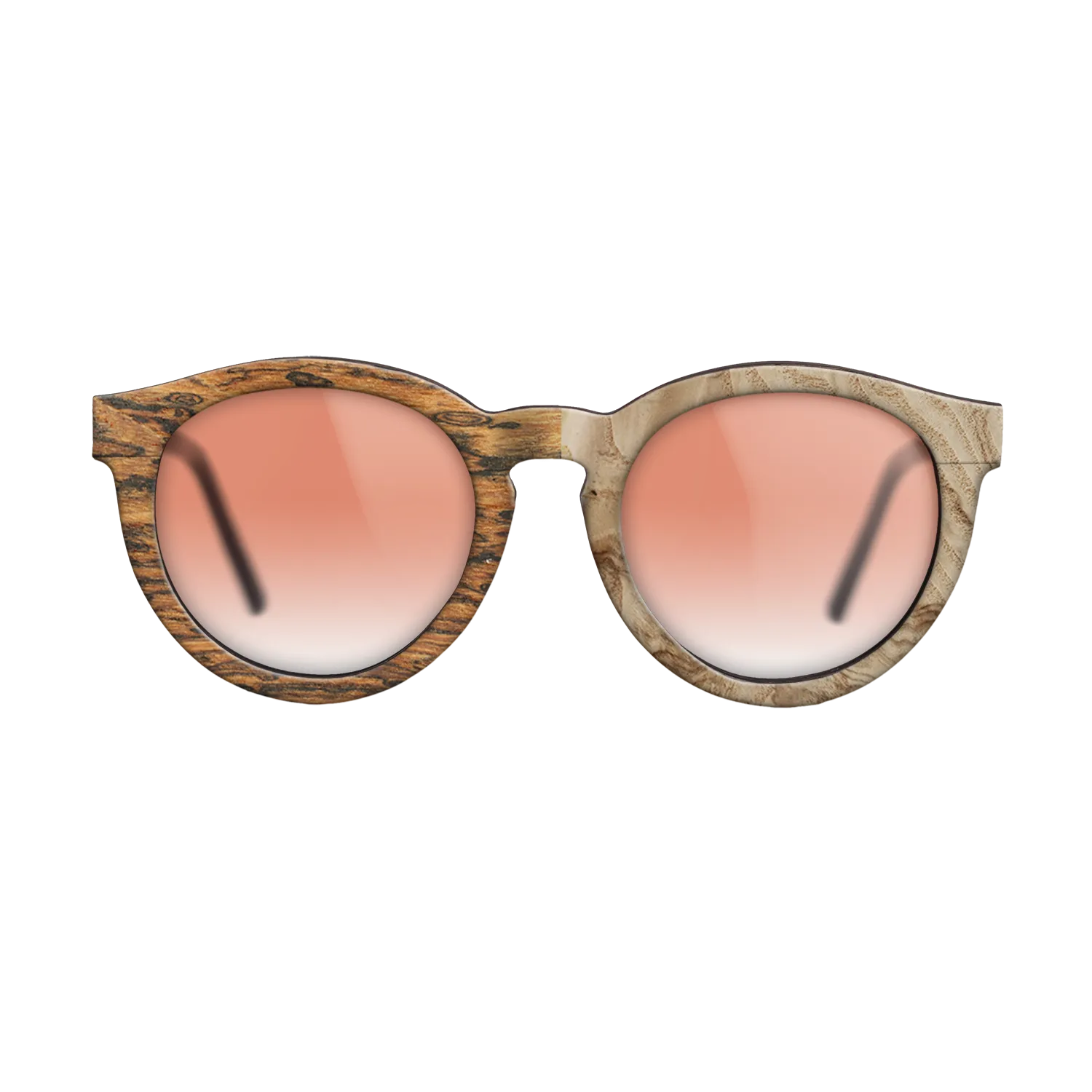 Bocote,Olive Burl: Binary - The Rebel - Round - 713 - SIRIS wood optic