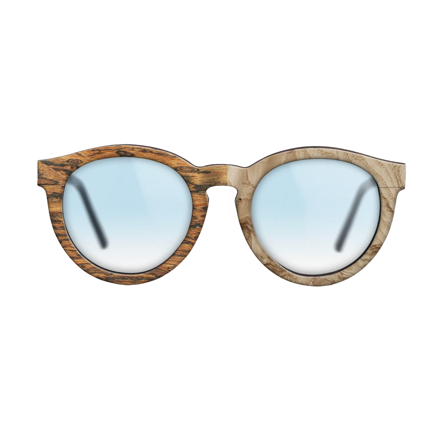 Bocote,Olive Burl: Binary - The Rebel - Round - 713 - SIRIS wood optic