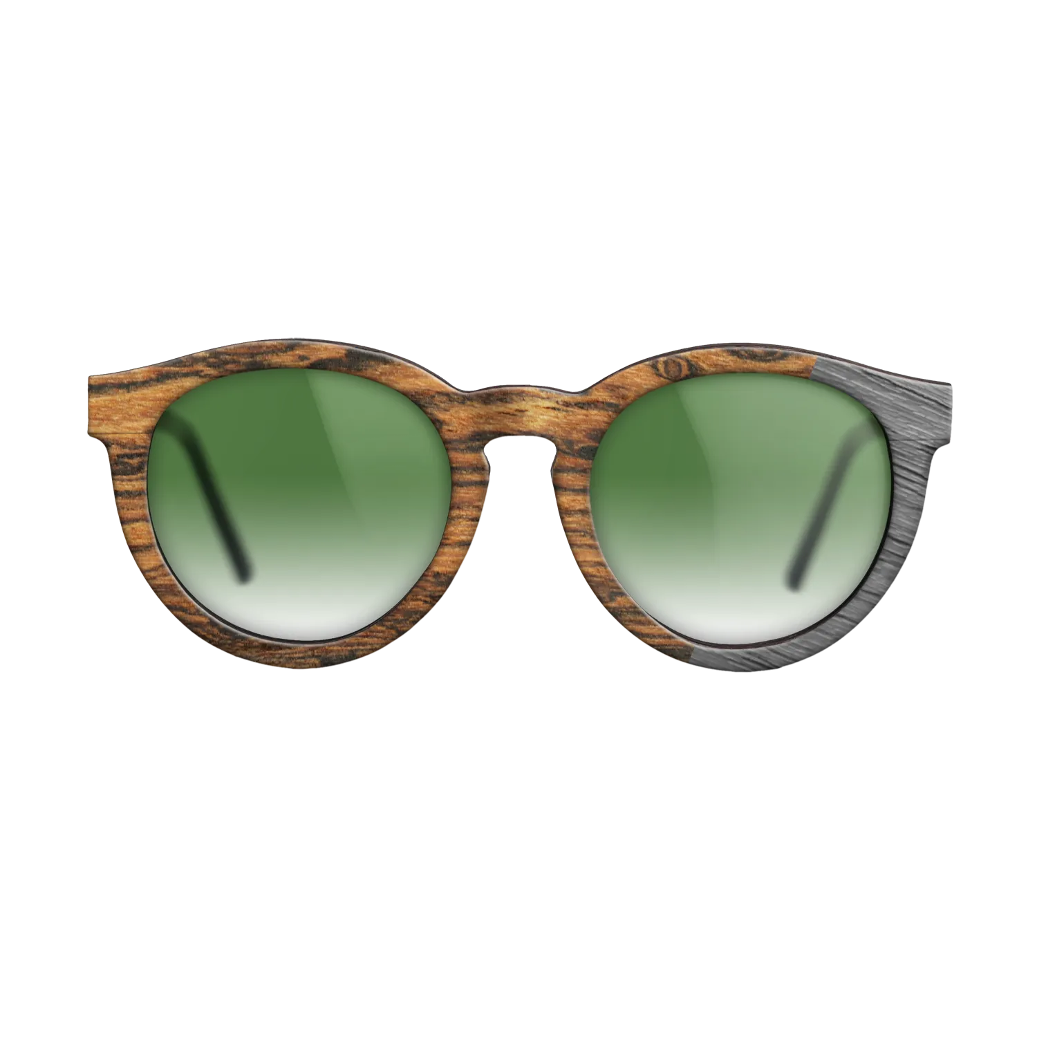 Bocote,Poplar Dyed: Grey: Dicut - The Rebel - Round - SIRIS wood optic