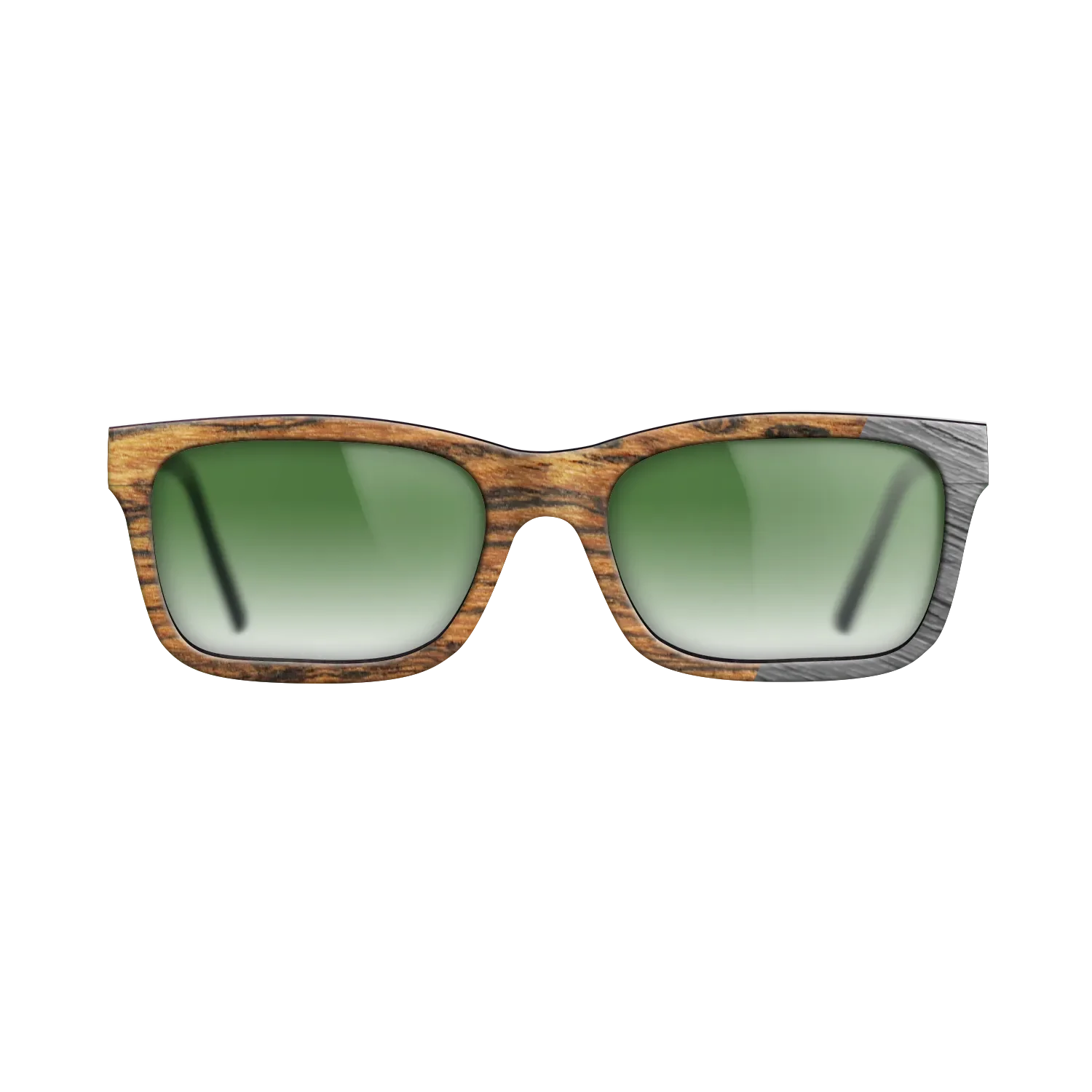 Bocote,Poplar Dyed: Grey: Dicut - The Sage - Rectangle - SIRIS wood optic