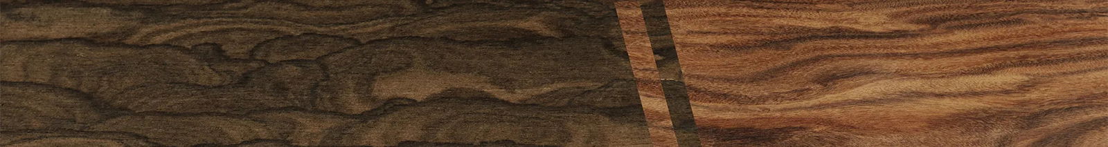 Bocote,Santos Rosewood Dark: Splice - The Rebel - Round - SIRIS wood optic