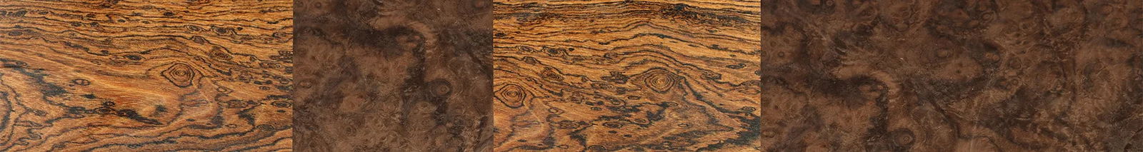 Bocote,Walnut Burl: Binary - The Hero - Square - SIRIS wood optic