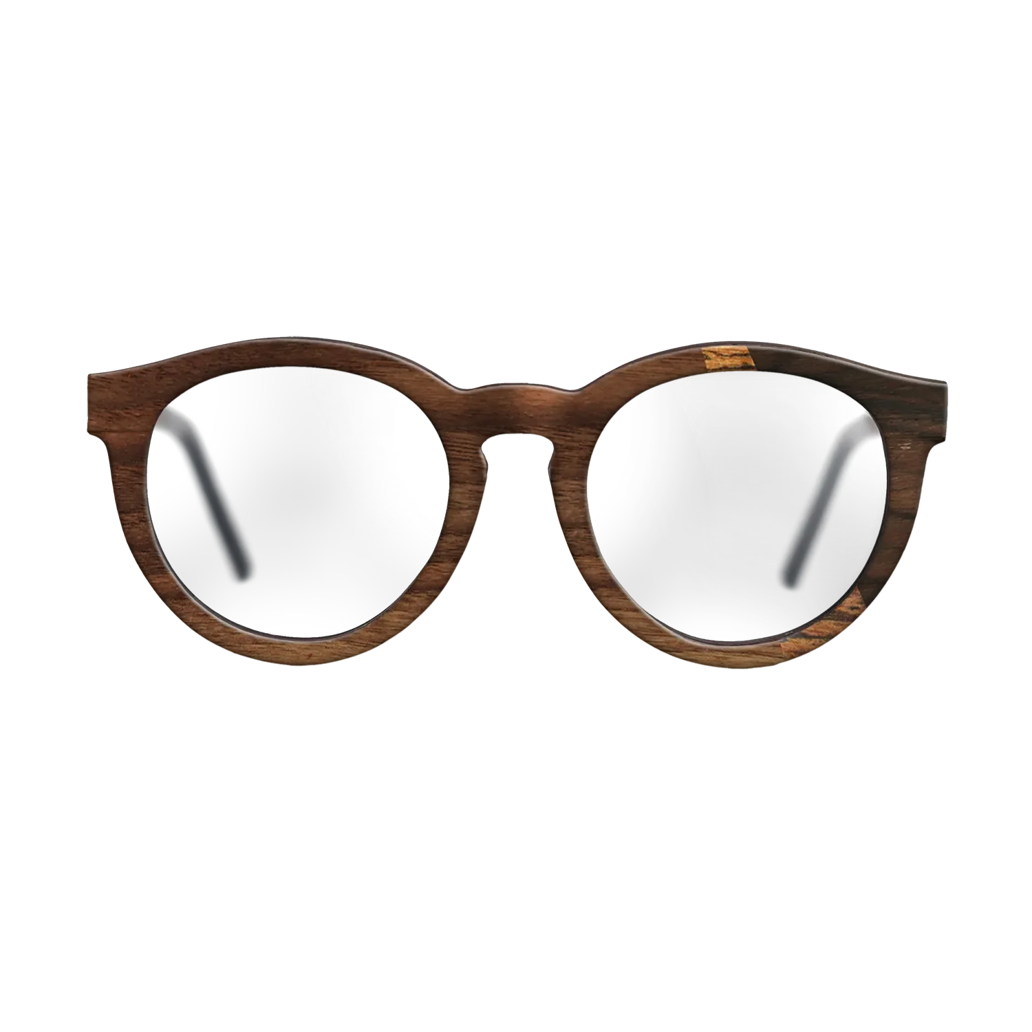 Bocote,Walnut Claro Dark,Ziricote Dark Quartered: Angle Cut - The Rebel - Round - SIRIS wood optic