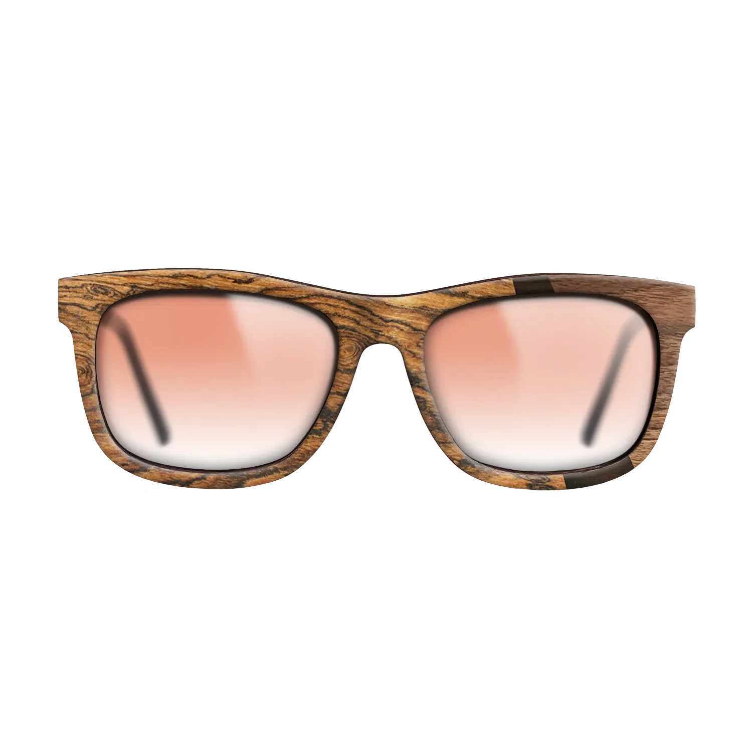 Bocote,Walnut Claro Dark,Ziricote Dark Quartered,Fumed Oak: Angle Cut - The Hero - Square - SIRIS wood optic