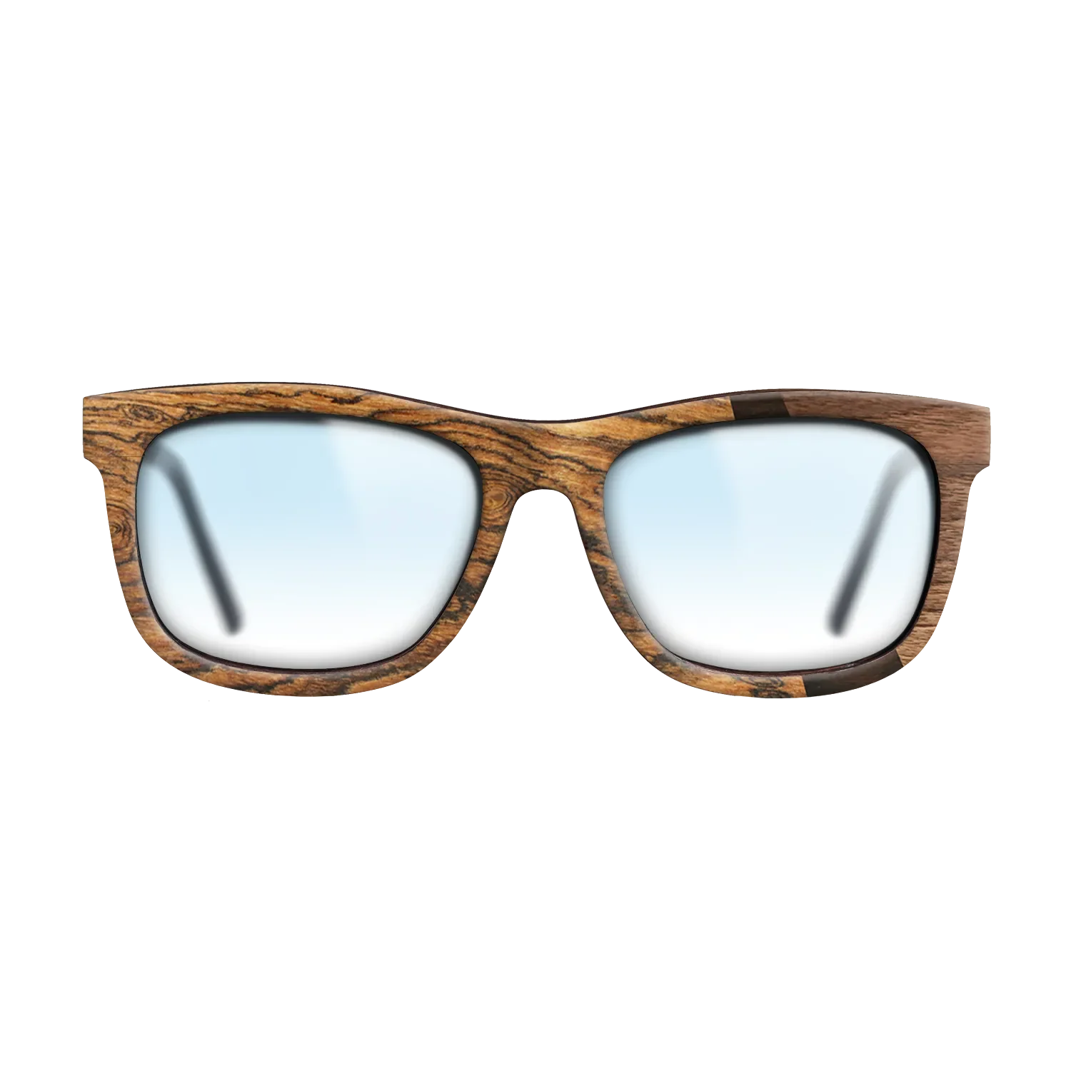 Bocote,Walnut Claro Dark,Ziricote Dark Quartered,Fumed Oak: Angle Cut - The Hero - Square - SIRIS wood optic