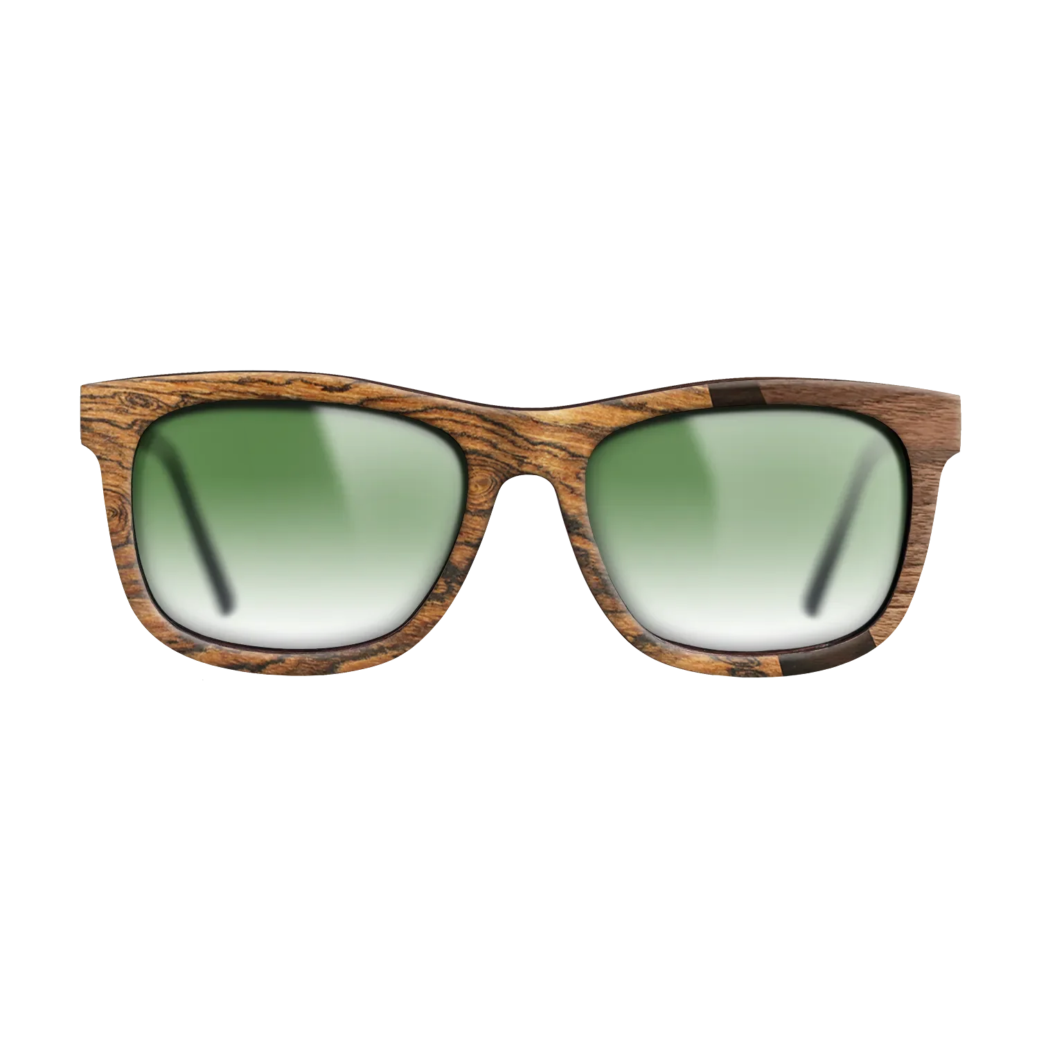 Bocote,Walnut Claro Dark,Ziricote Dark Quartered,Fumed Oak: Angle Cut - The Hero - Square - SIRIS wood optic