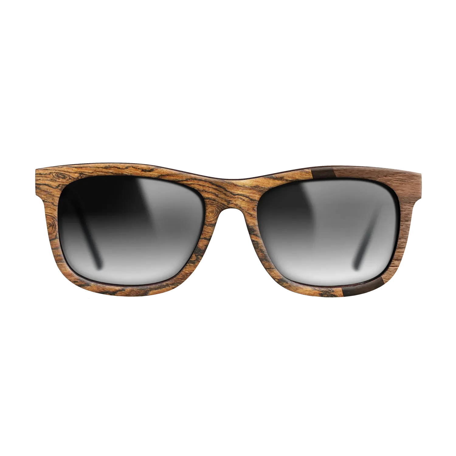 Bocote,Walnut Claro Dark,Ziricote Dark Quartered,Fumed Oak: Angle Cut - The Hero - Square - SIRIS wood optic