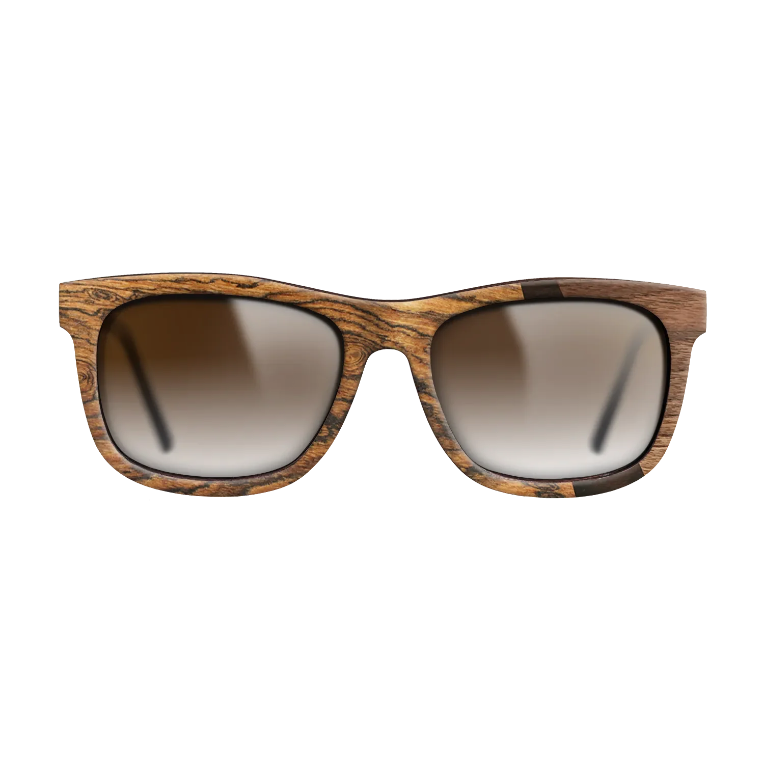 Bocote,Walnut Claro Dark,Ziricote Dark Quartered,Fumed Oak: Angle Cut - The Hero - Square - SIRIS wood optic