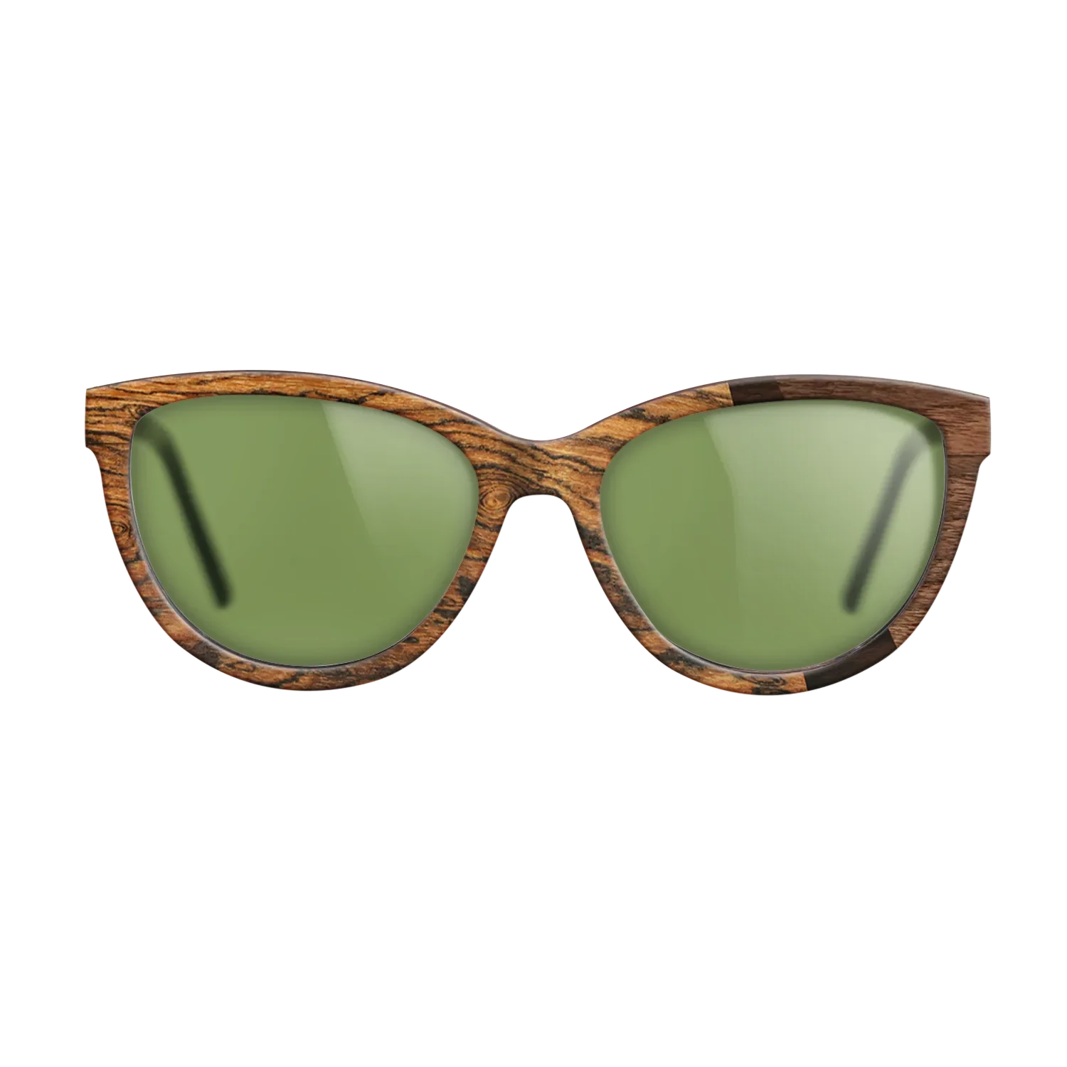 Bocote,Walnut Claro Dark,Ziricote Dark Quartered,Fumed Oak: Angle Cut - The Maiden - Cat - SIRIS wood optic