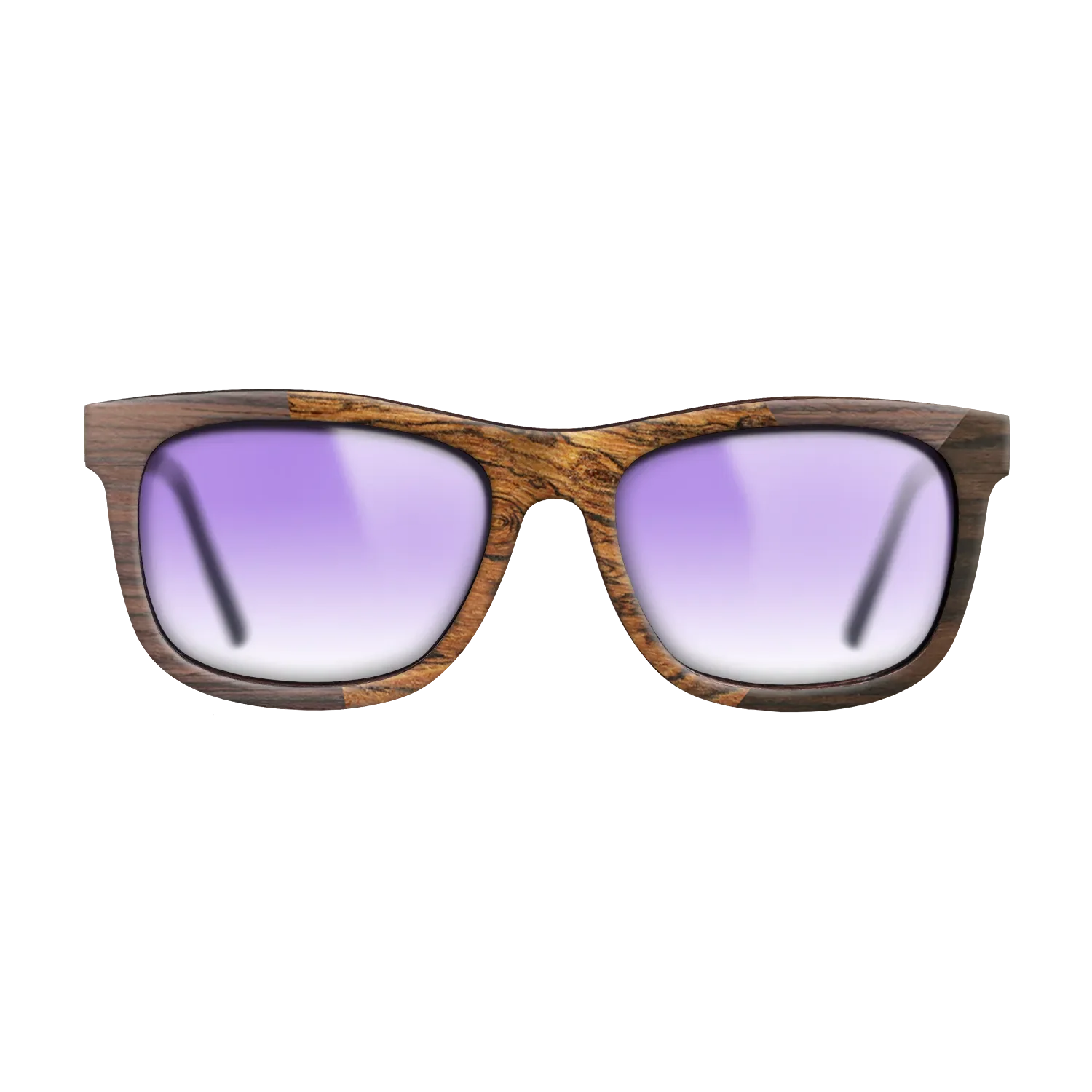 Bocote,Walnut Claro Light,Ziricote Dark Quartered: Angle Cut - The Hero - Square - SIRIS wood optic