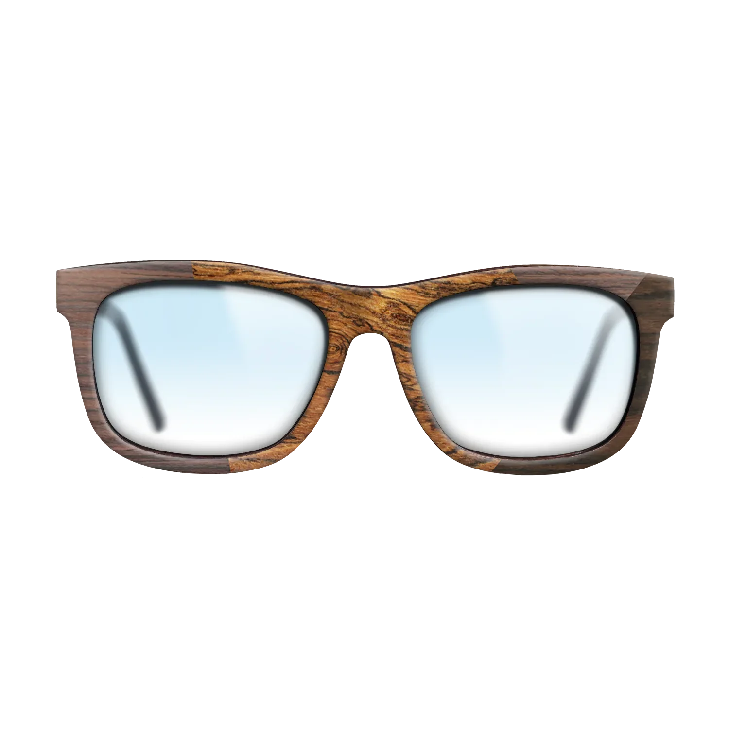 Bocote,Walnut Claro Light,Ziricote Dark Quartered: Angle Cut - The Hero - Square - SIRIS wood optic