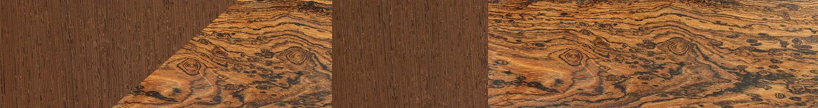 Bocote,Wenge: Bauhaus - The Sage - Rectangle - SIRIS wood optic