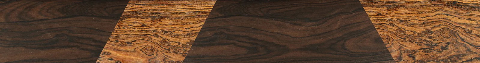 Bocote,Ziricote Dark Quartered: Binary - The Rebel - Round - SIRIS wood optic