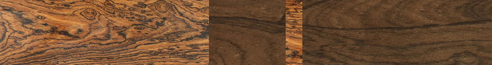 Bocote,Ziricote Dark Quartered: Splice - The Rebel - Round - 1639 - SIRIS wood optic