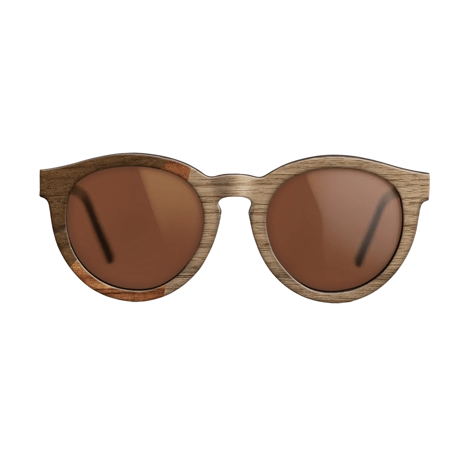Walnut: Straight Grain,Ziricote Dark Quartered,Koa: Bauhaus - The Rebel - Round - 1240 - SIRIS wood optic