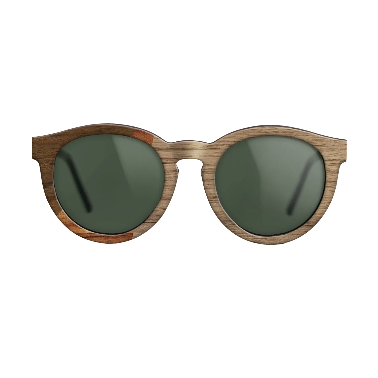 Walnut: Straight Grain,Ziricote Dark Quartered,Koa: Bauhaus - The Rebel - Round - 1240 - SIRIS wood optic