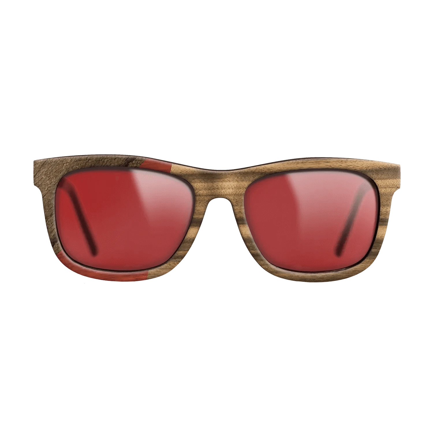 Louro Preto,Ziricote Dark Quartered,Poplar Dyed: Red: Bauhaus - The Hero - Square - 1017 - SIRIS wood optic