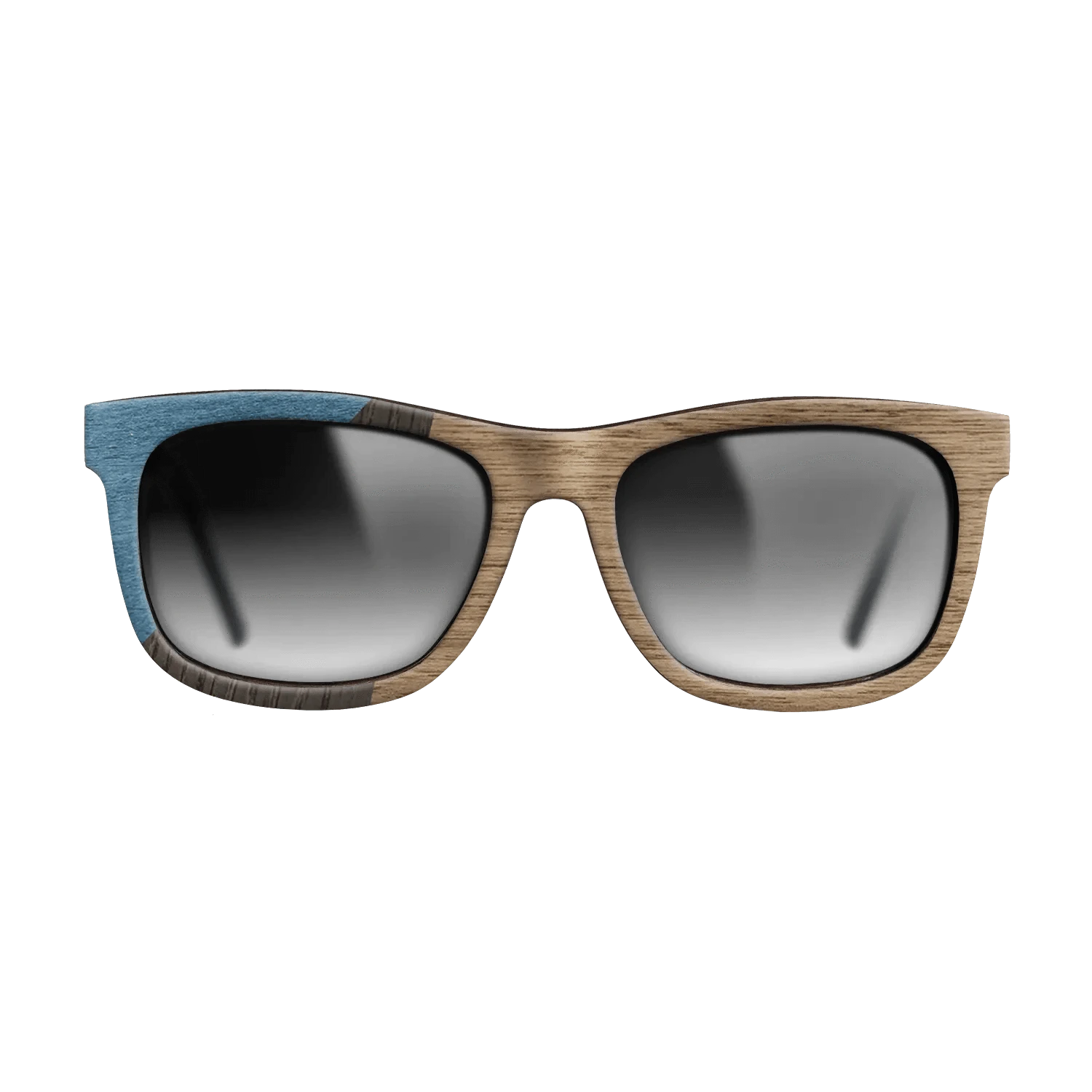 Walnut: Straight Grain,Poplar Dyed: Blue Denim,Fumed Oak: Bauhaus - The Hero - Square - 1950 - SIRIS wood optic