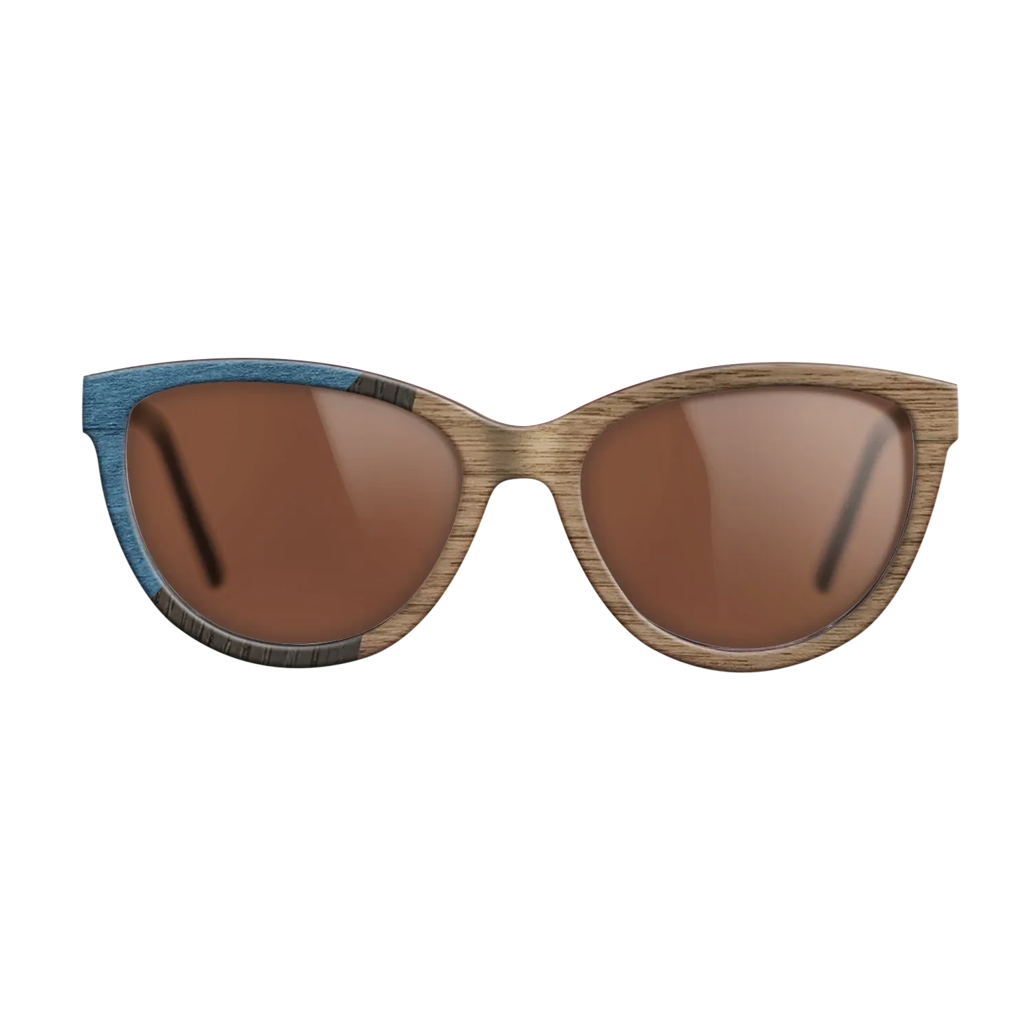 Walnut: Straight Grain,Poplar Dyed: Blue Denim,Fumed Oak: Bauhaus - The Maiden - Cat - 1950 - SIRIS wood optic