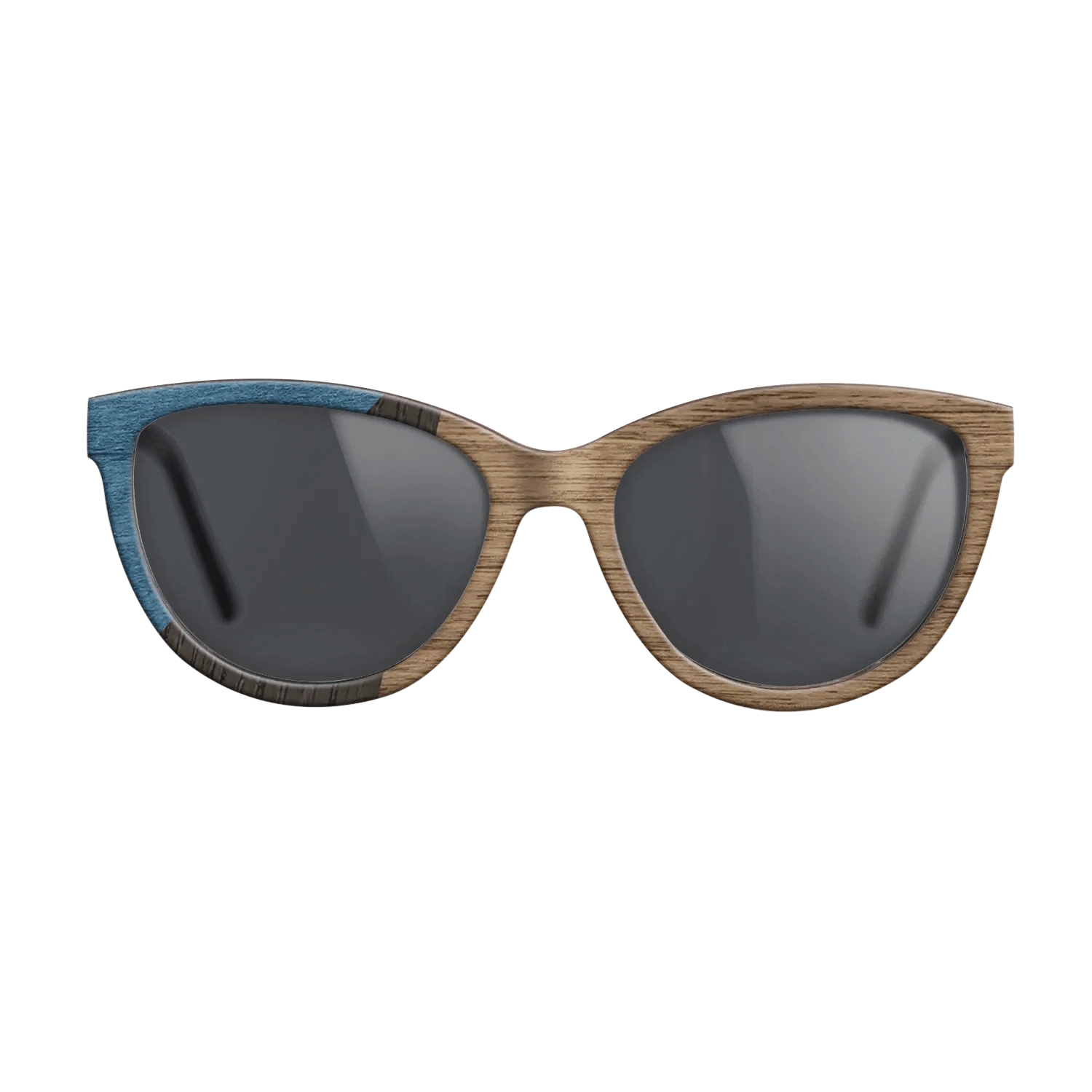 Walnut: Straight Grain,Poplar Dyed: Blue Denim,Fumed Oak: Bauhaus - The Maiden - Cat - 1950 - SIRIS wood optic