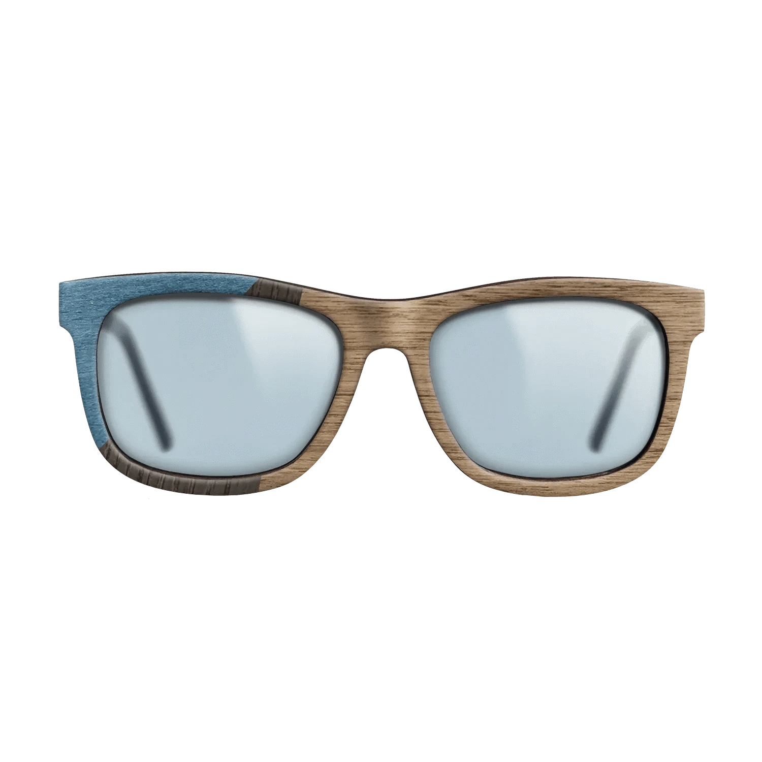 Walnut: Straight Grain,Poplar Dyed: Blue Denim,Fumed Oak: Bauhaus - The Hero - Square - 1950 - SIRIS wood optic