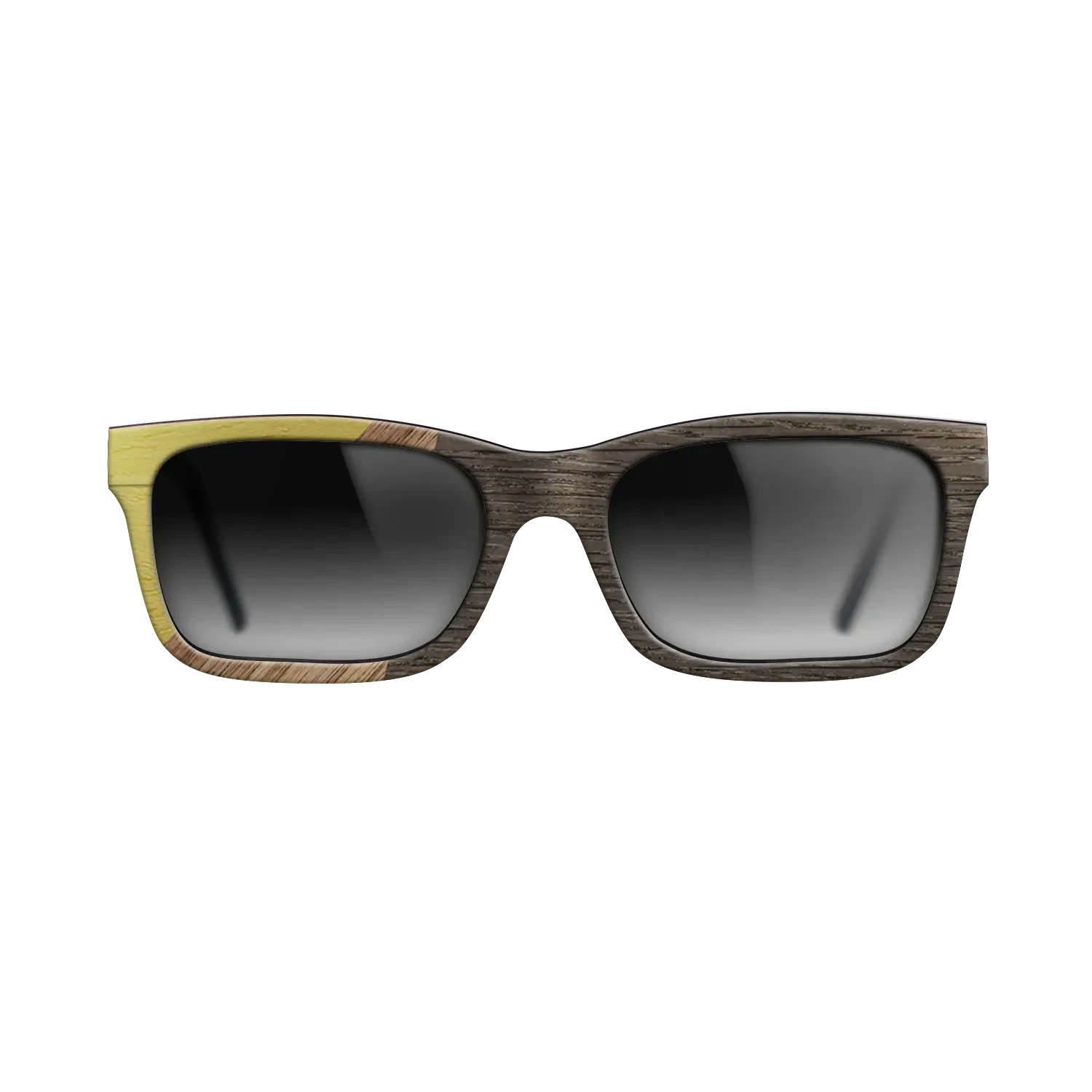 Walnut: Straight Grain,Poplar Dyed: Yellow,Fumed Oak: Bauhaus - The Sage - Rectangle - 1244 - SIRIS wood optic