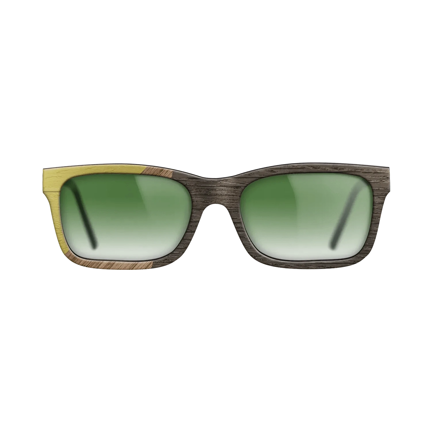 Walnut: Straight Grain,Poplar Dyed: Yellow,Fumed Oak: Bauhaus - The Sage - Rectangle - 1244 - SIRIS wood optic