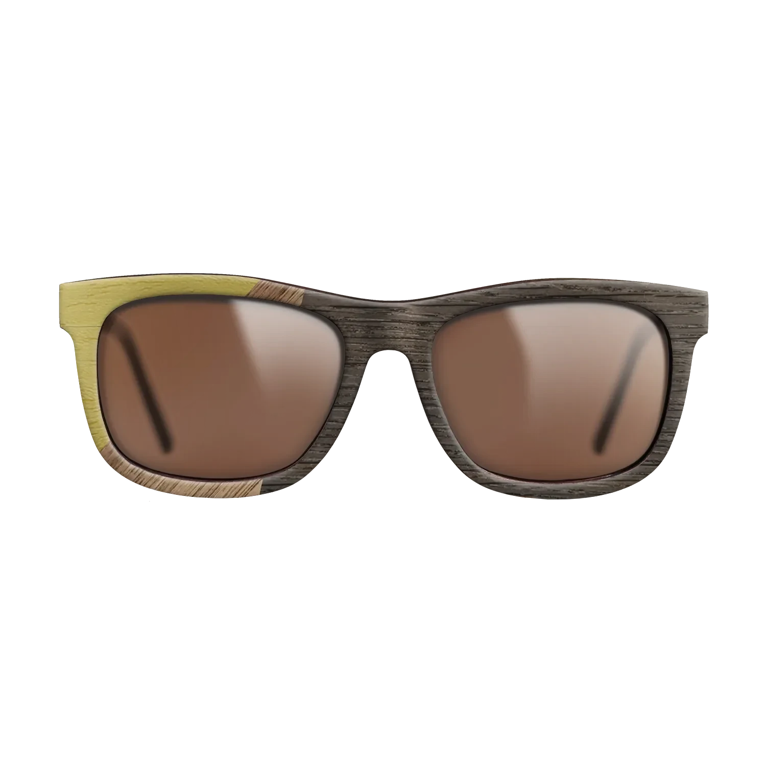 Walnut: Straight Grain,Poplar Dyed: Yellow,Fumed Oak: Bauhaus - The Hero - Square - 1244 - SIRIS wood optic