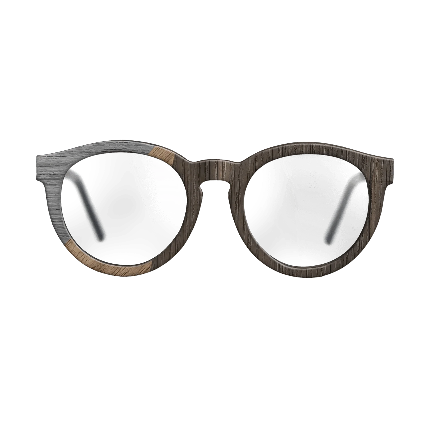 Walnut: Straight Grain,Fumed Oak,Poplar Dyed: Grey: Bauhaus - The Rebel - Round - 1705 - SIRIS wood optic