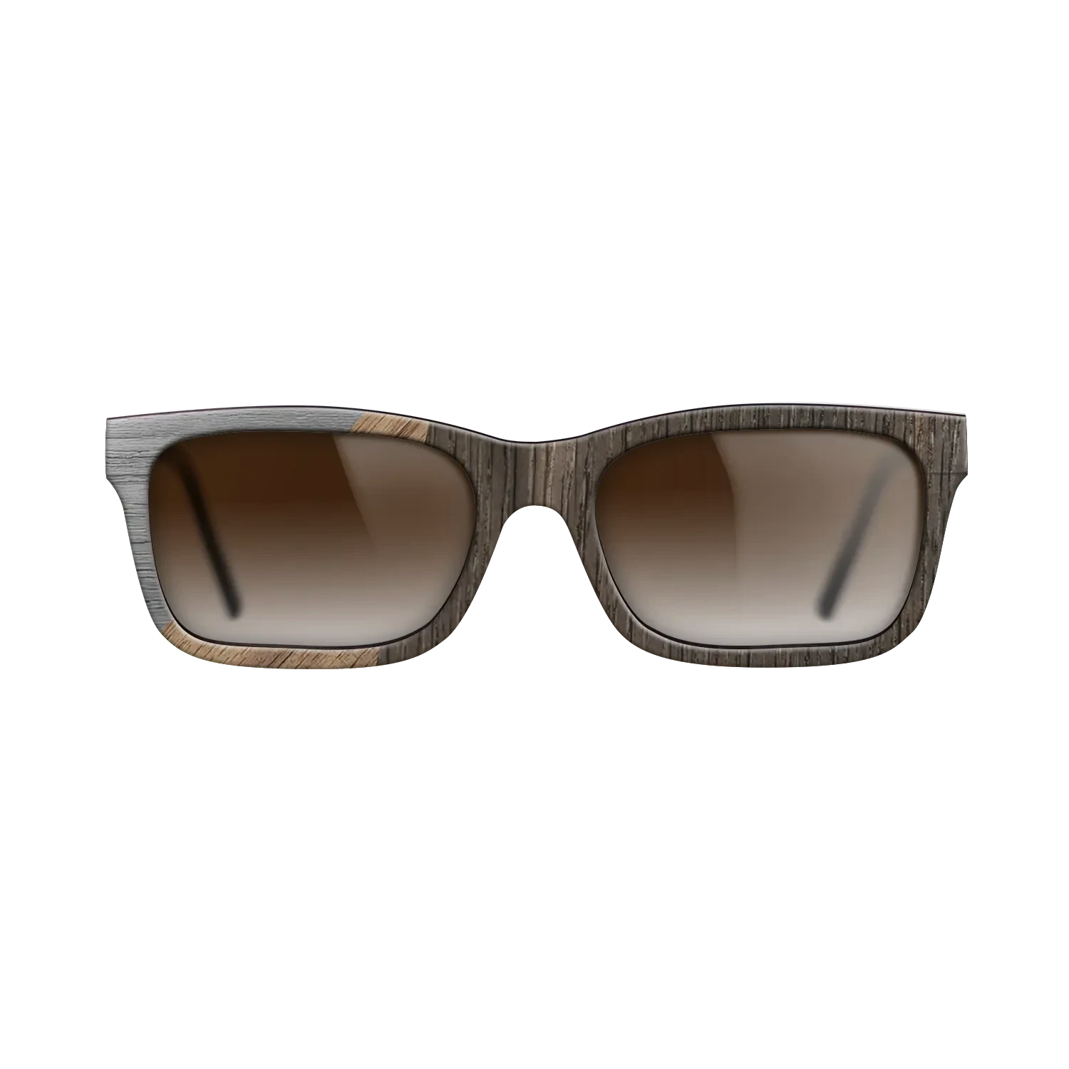 Walnut: Straight Grain,Fumed Oak,Poplar Dyed: Grey: Bauhaus - The Sage - Rectangle - 1705 - SIRIS wood optic