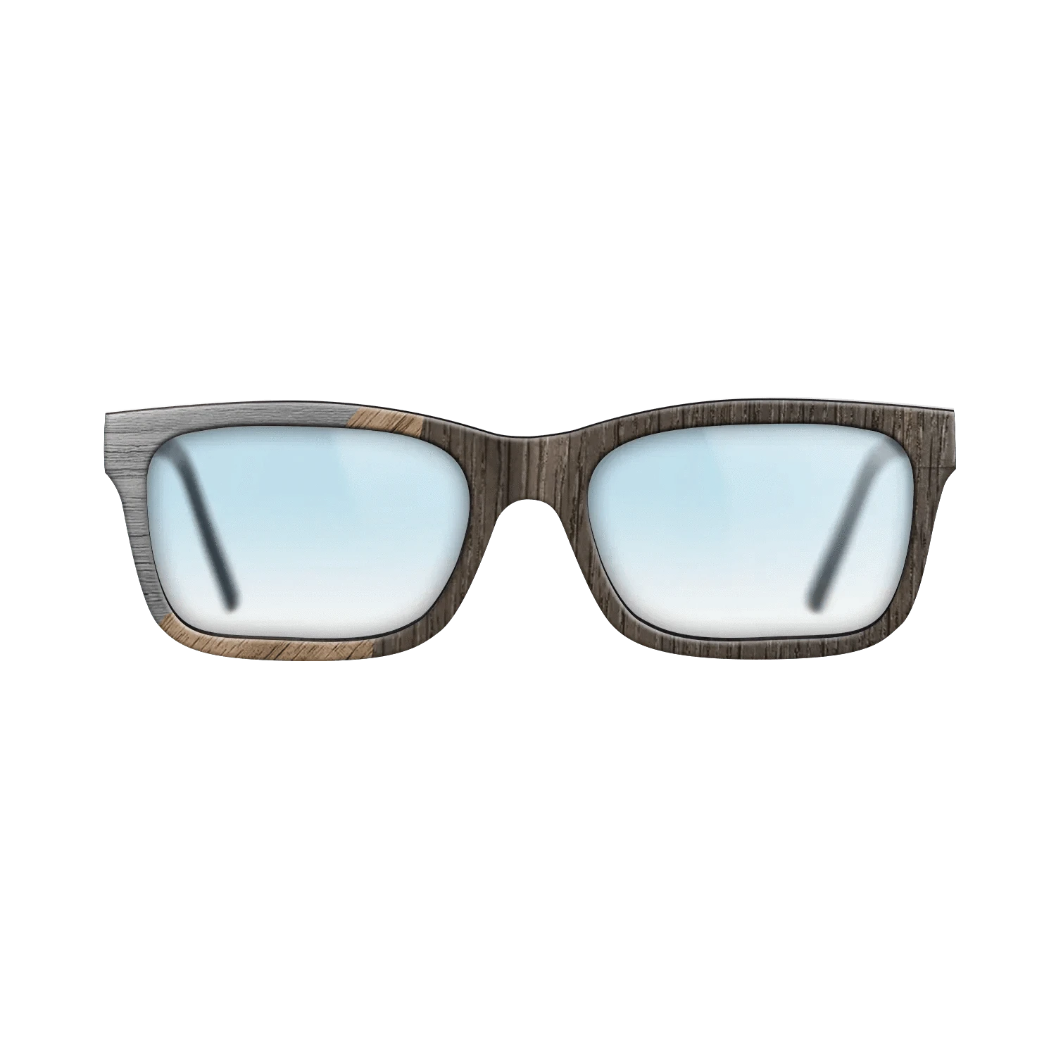 Walnut: Straight Grain,Fumed Oak,Poplar Dyed: Grey: Bauhaus - The Sage - Rectangle - 1705 - SIRIS wood optic