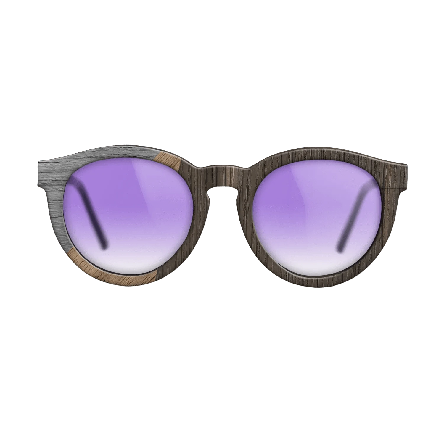 Walnut: Straight Grain,Fumed Oak,Poplar Dyed: Grey: Bauhaus - The Rebel - Round - 1705 - SIRIS wood optic