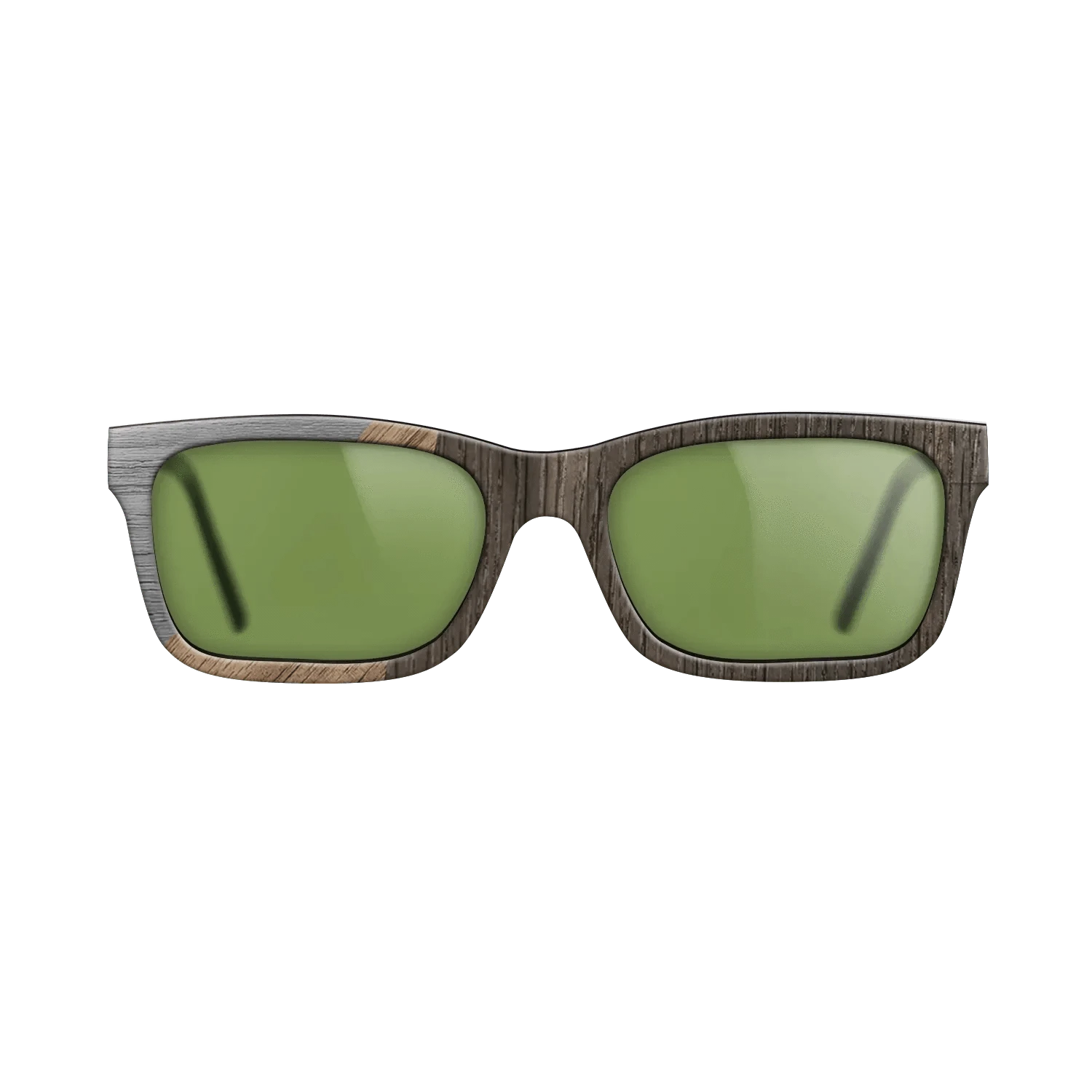 Walnut: Straight Grain,Fumed Oak,Poplar Dyed: Grey: Bauhaus - The Sage - Rectangle - 1705 - SIRIS wood optic