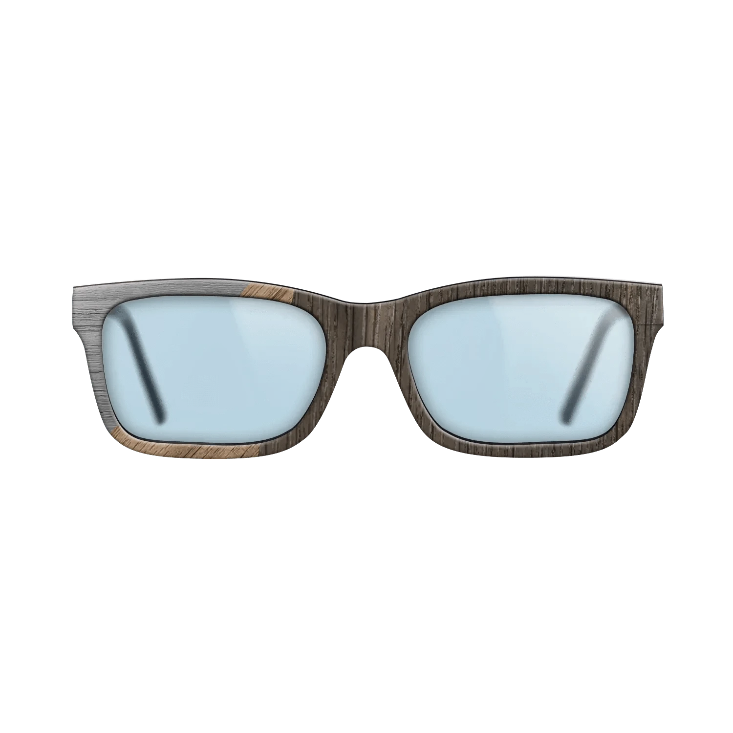 Walnut: Straight Grain,Fumed Oak,Poplar Dyed: Grey: Bauhaus - The Sage - Rectangle - 1705 - SIRIS wood optic