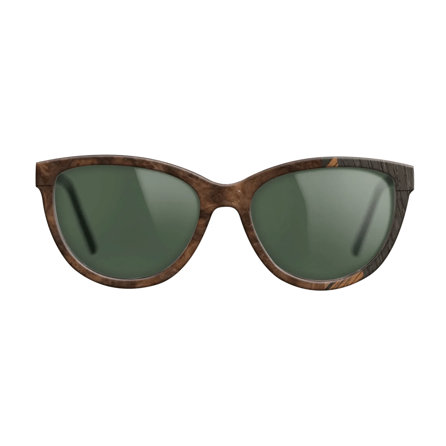 Italian Ebony,Walnut Burl,Poplar Dyed: Red,Walnut: Straight Grain: Fractal - The Maiden - Cat - 875 - SIRIS wood optic