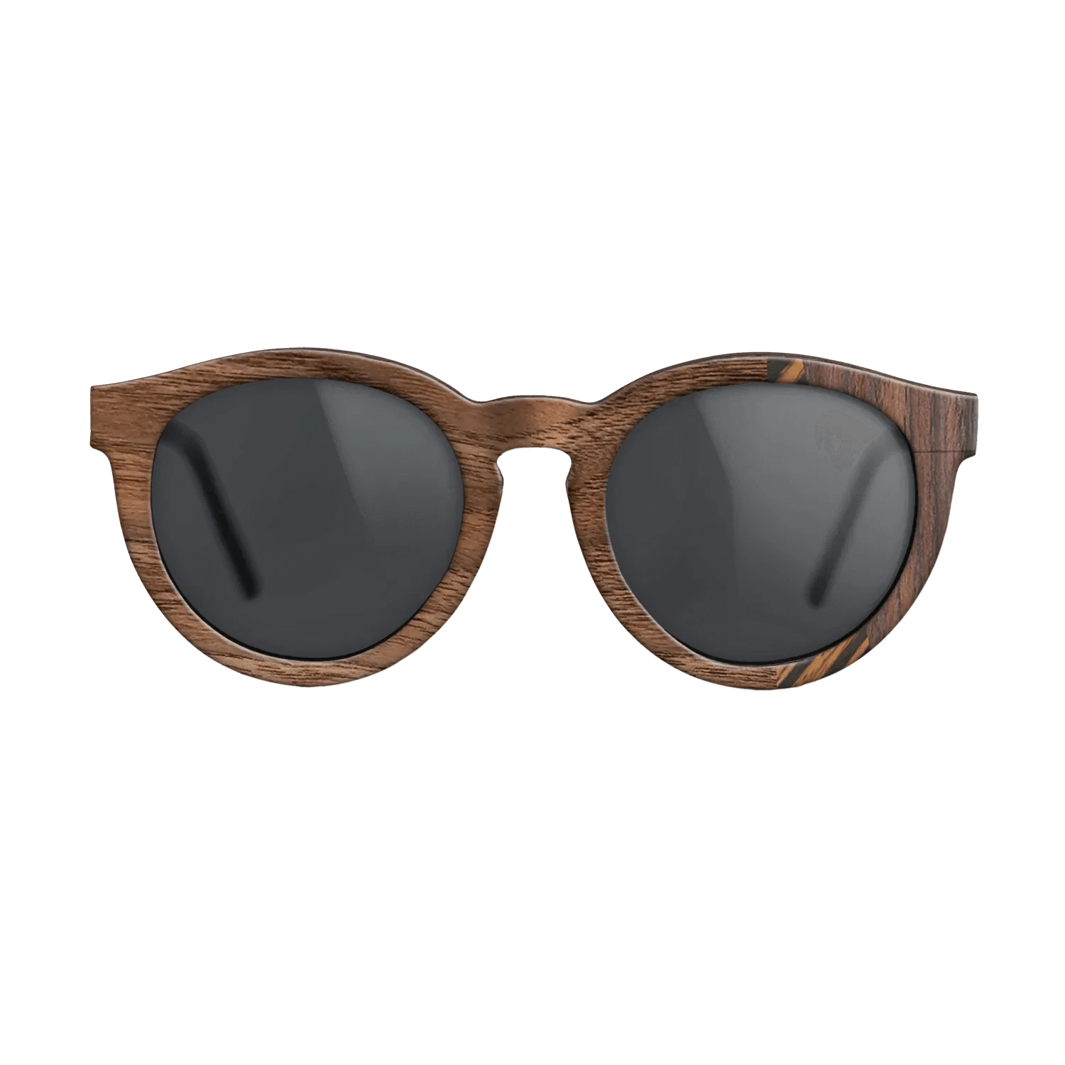 Italian Ebony,Rosewood Reconstituted,Walnut Claro Light: Fractal - The Rebel - Round - 1112 - SIRIS wood optic